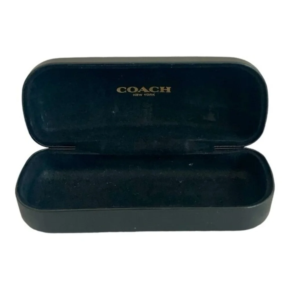COACH Black Hard Shell Sunglasses Case 6.5